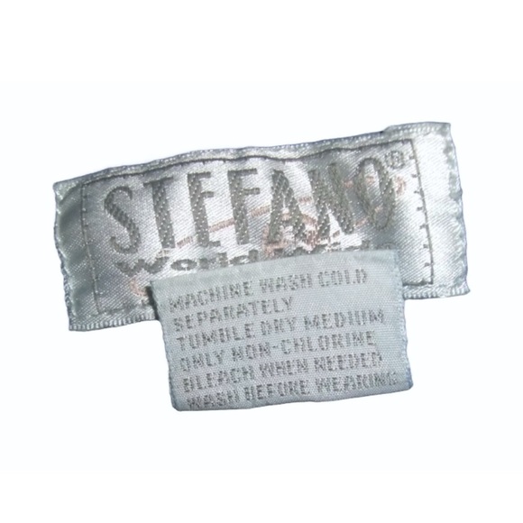 Vintage 80’s Stefano Jeans Acid Washed Mom High Waist Zip ALT egirl Punk Grunge - Picture 11 of 14